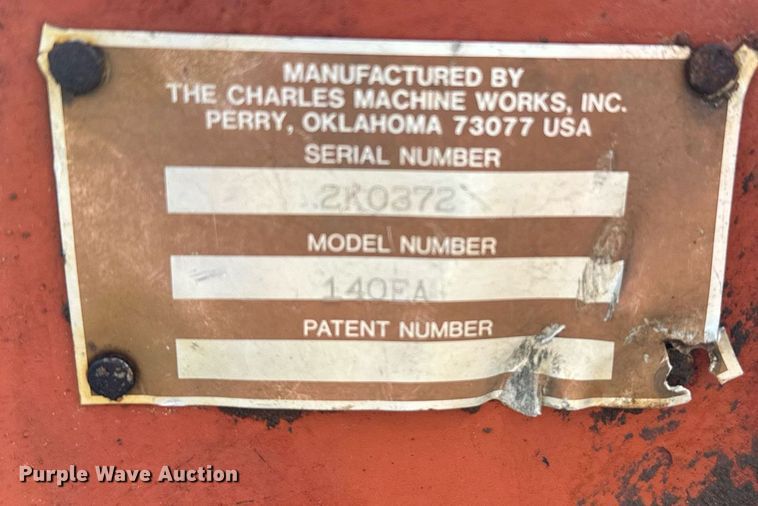 image for item EJ0199 Ditch Witch 140 Earth Auger boring unit 