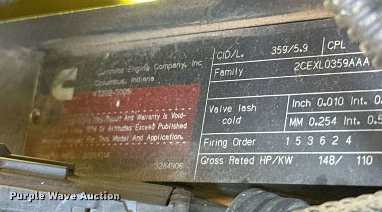 image for item EJ0262 2000 Badger 1085D wheeled excavator