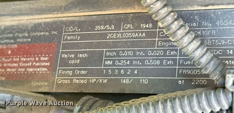 image for item EJ0262 2000 Badger 1085D wheeled excavator