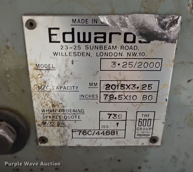 image for item EJ5896 Edwards 10GA True Cut power shear