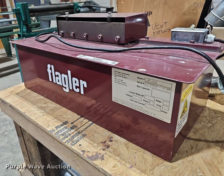 image for item EJ5897 Flager 10-000 roll former 