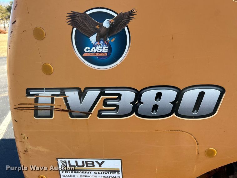 image for item EK4008 2012 Case TV380 tracked skid steer loader