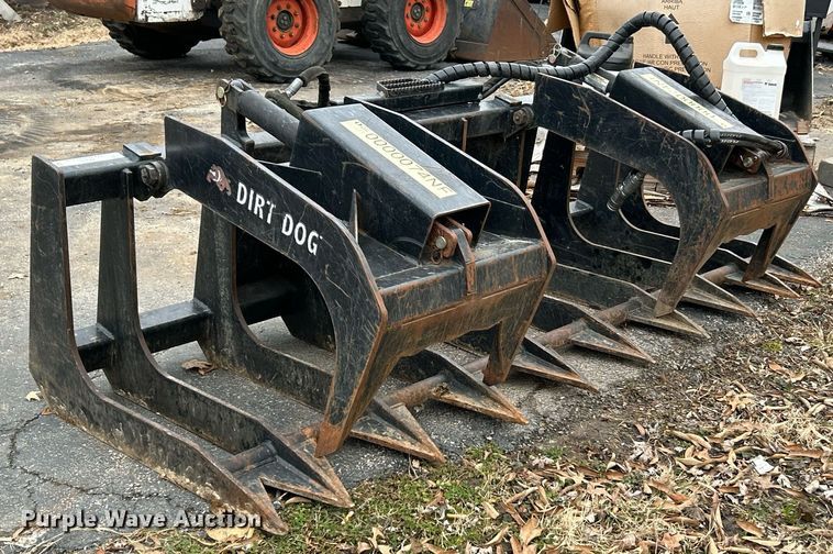 image for item EK4041 Dirt Dog BRGR84 skid steer rock grapple bucket