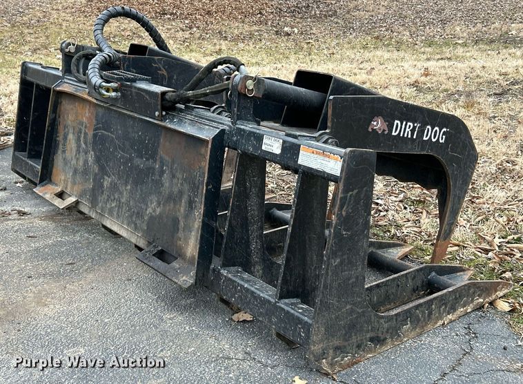 image for item EK4041 Dirt Dog BRGR84 skid steer rock grapple bucket