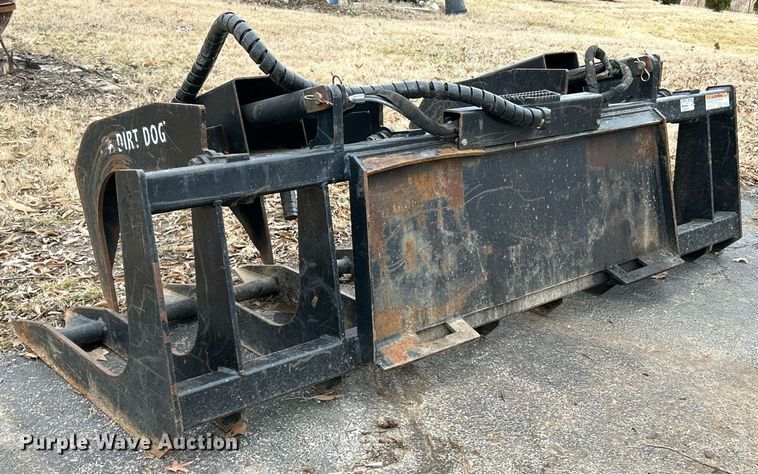 image for item EK4041 Dirt Dog BRGR84 skid steer rock grapple bucket