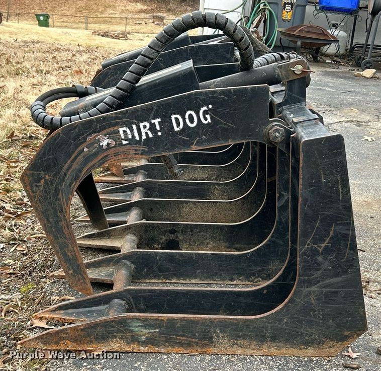 image for item EK4041 Dirt Dog BRGR84 skid steer rock grapple bucket