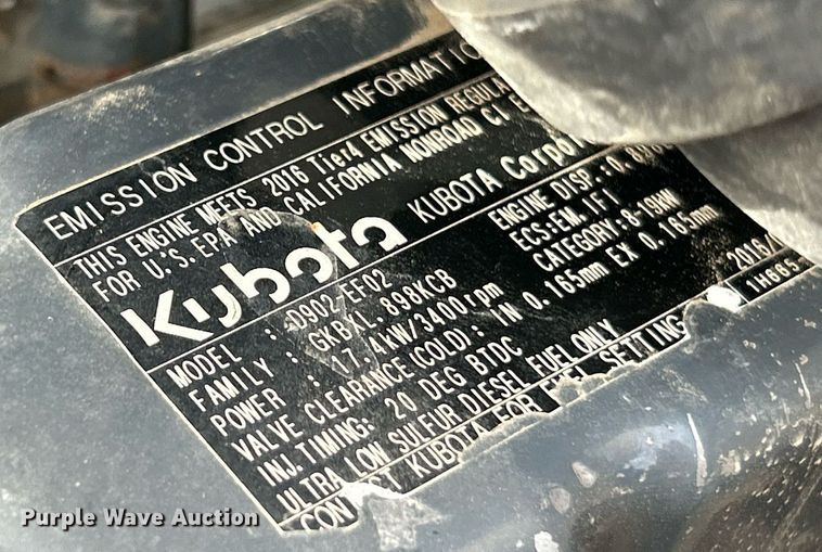 image for item EK4058 2016 Toro TX525 compact utility loader