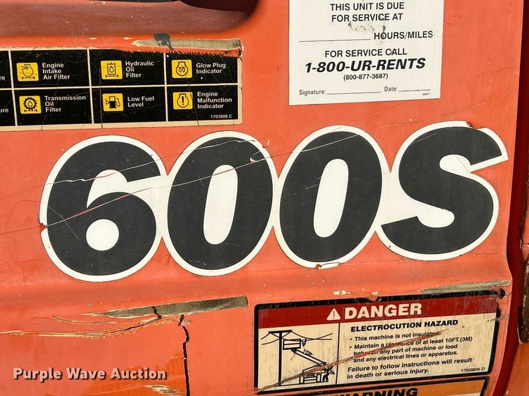 image for item EK4094 2008 JLG 600S boom lift