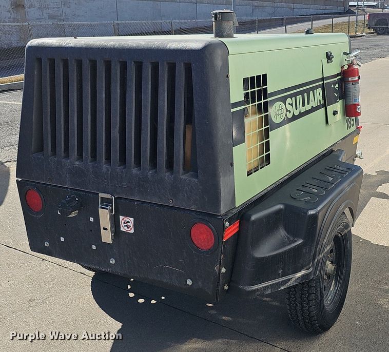 image for item IO9847 2017 Sullair 185D DPQ KU4F air compressor