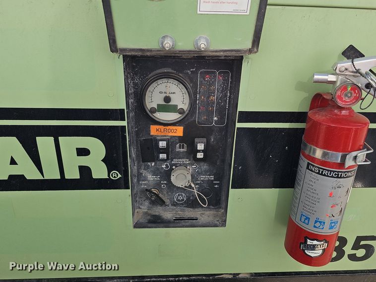 image for item IO9847 2017 Sullair 185D DPQ KU4F air compressor