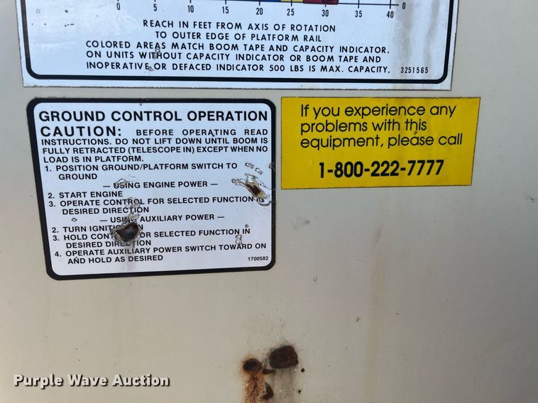 image for item JS9980 1994 JLG 40H boom lift