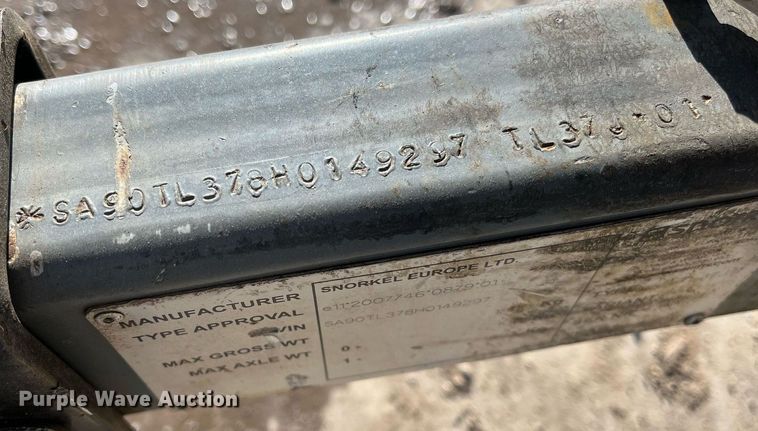 image for item JS9990 2017 Snorkel TL37J boom lift