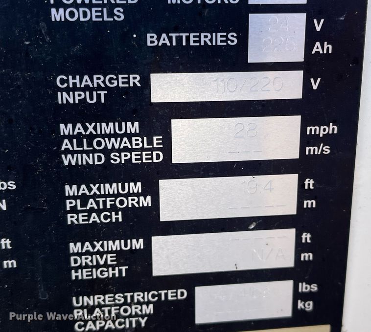 image for item JS9990 2017 Snorkel TL37J boom lift