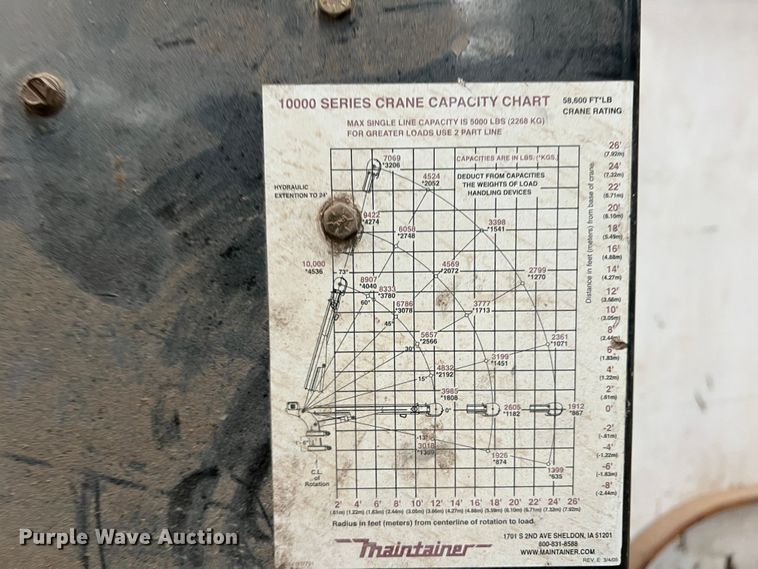 image for item JT9017 Maintainer 10000 series  crane