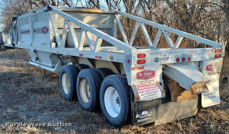 image for item KT9918 2012 Centerline Tank & Trailer MFG.  bottom dump trailer