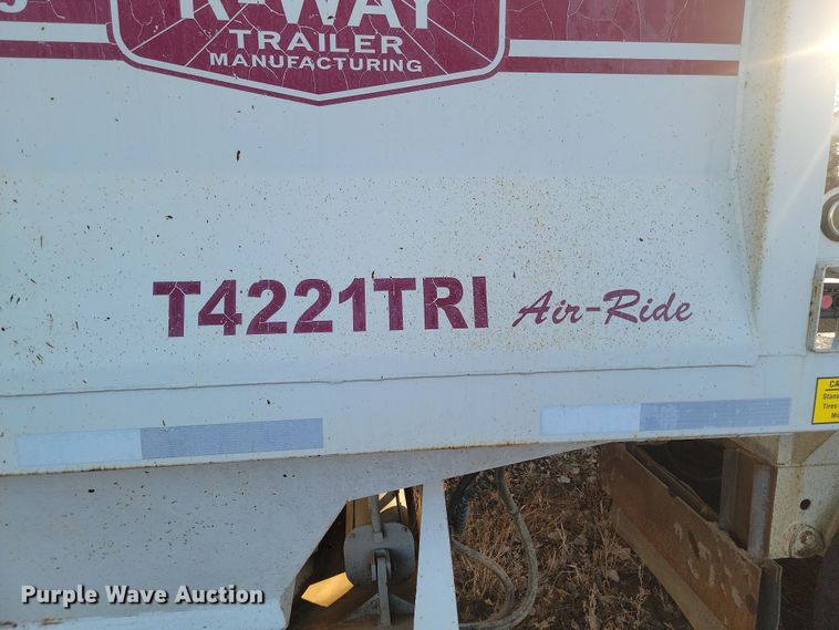 image for item KT9918 2012 Centerline Tank & Trailer MFG.  bottom dump trailer