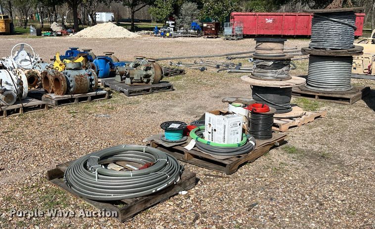 image for item KV9830 (4) pallets of wire