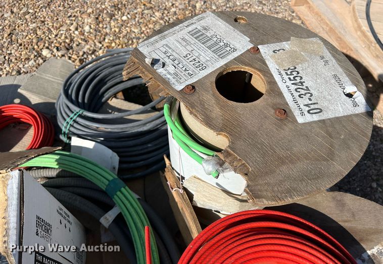 image for item KV9830 (4) pallets of wire