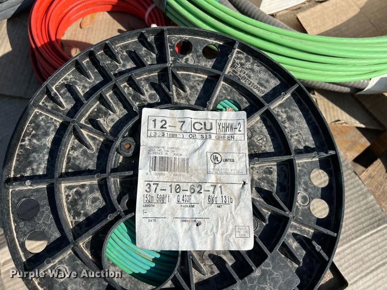 image for item KV9830 (4) pallets of wire