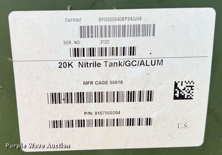 image for item KV9847 Nitrile fuel tank