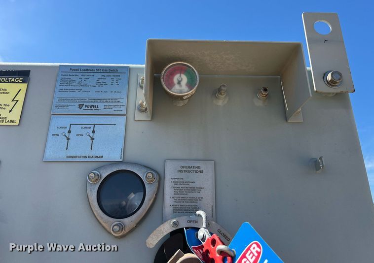 image for item KV9859 (2) 2008 Powell Loadbreak SF6 gas switches