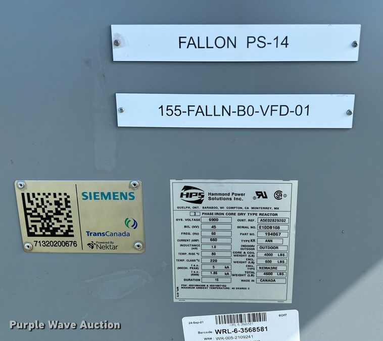 image for item KV9860 194067 (7) Hammond Power Solutions transformers