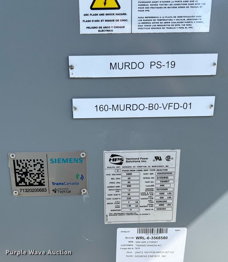 image for item KV9860 194067 (7) Hammond Power Solutions transformers