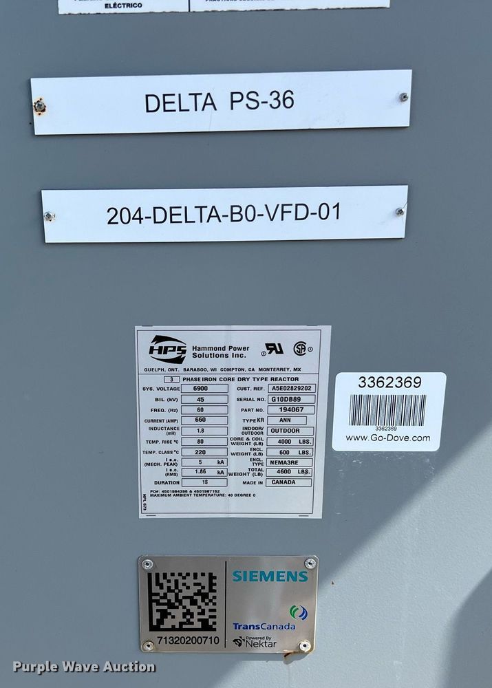 image for item KV9860 194067 (7) Hammond Power Solutions transformers
