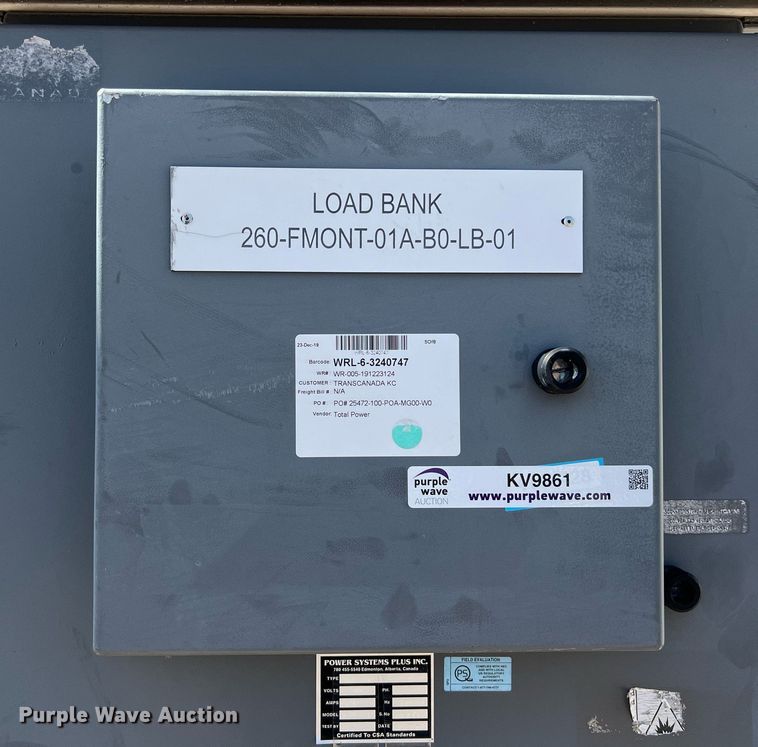 image for item KV9861 (7) Power systems plus 6LBN-20A load banks