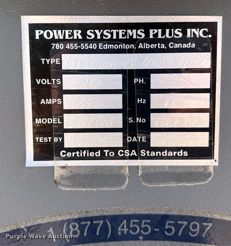 image for item KV9861 (7) Power systems plus 6LBN-20A load banks