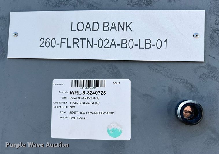 image for item KV9861 (7) Power systems plus 6LBN-20A load banks