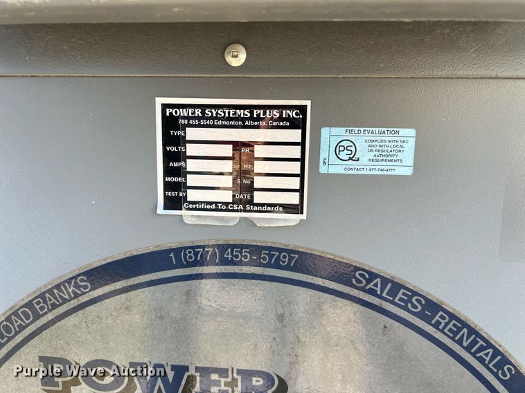 image for item KV9861 (7) Power systems plus 6LBN-20A load banks