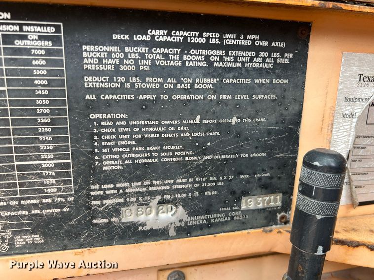 image for item KV9865 Broderson 10 80 2D crane