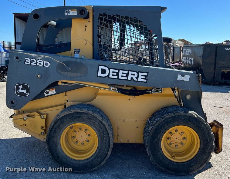 image for item KV9870 2012 John Deere 328D skid steer loader