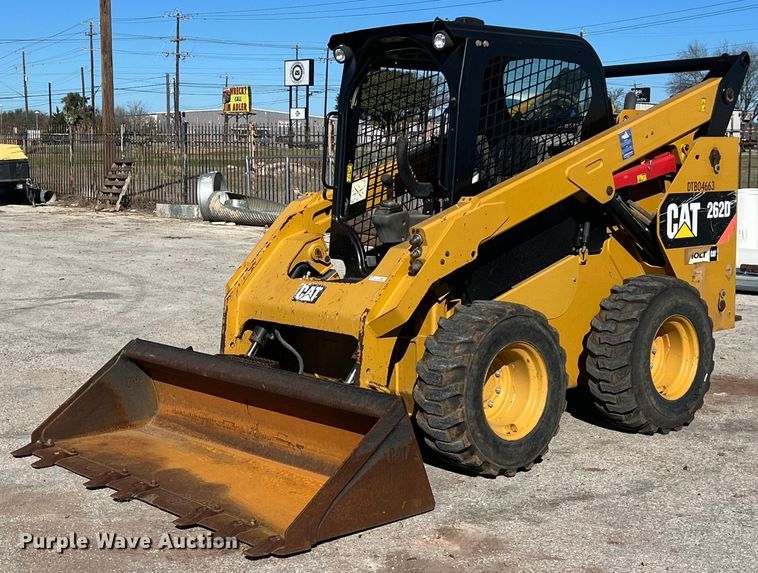 image for item KV9871 2016 Caterpillar 262D skid steer loader