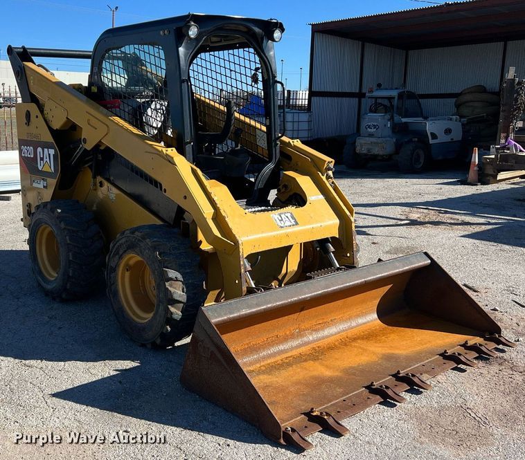 image for item KV9871 2016 Caterpillar 262D skid steer loader