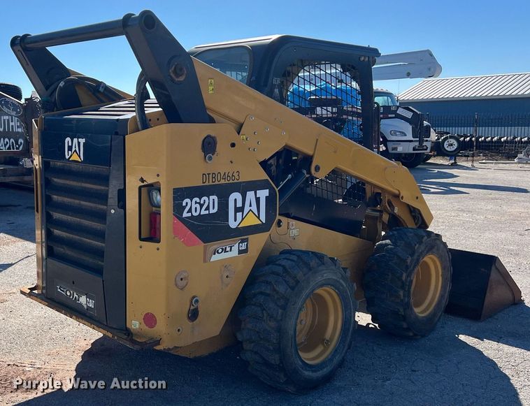 image for item KV9871 2016 Caterpillar 262D skid steer loader