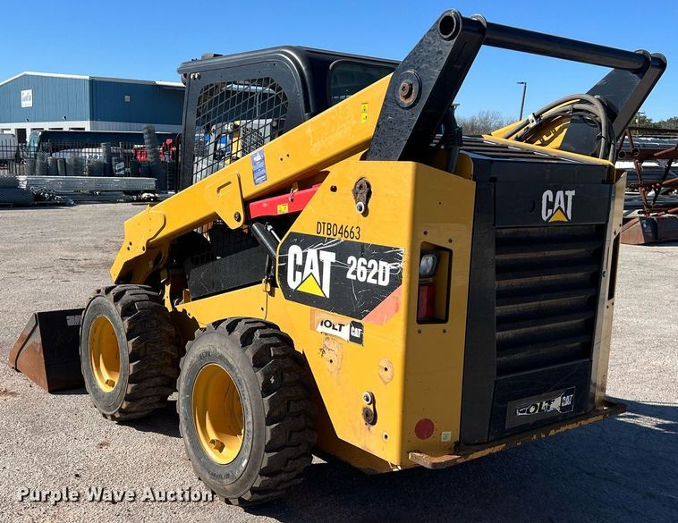 image for item KV9871 2016 Caterpillar 262D skid steer loader