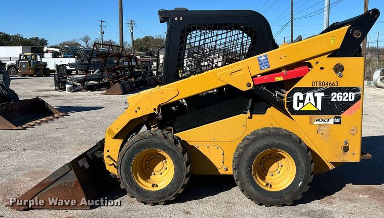 image for item KV9871 2016 Caterpillar 262D skid steer loader