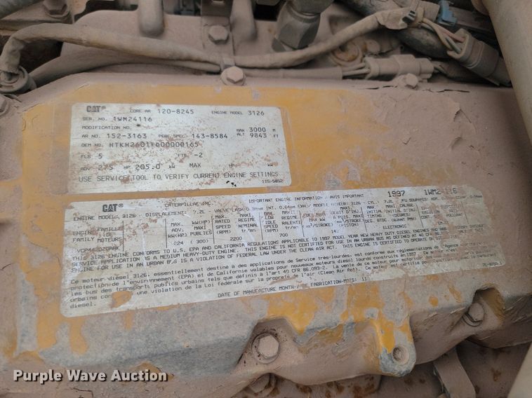 image for item LA9631 1998 Ford S86 ready mix truck