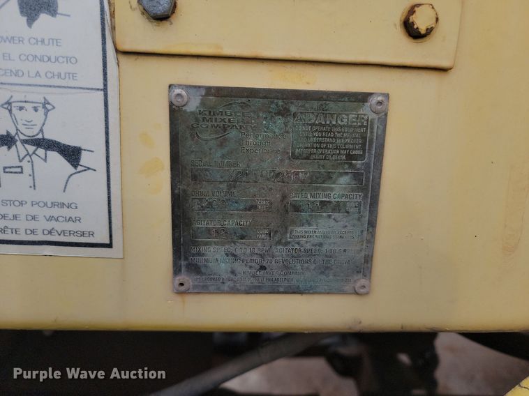 image for item LA9633 2003 Kenworth W900 ready mix truck