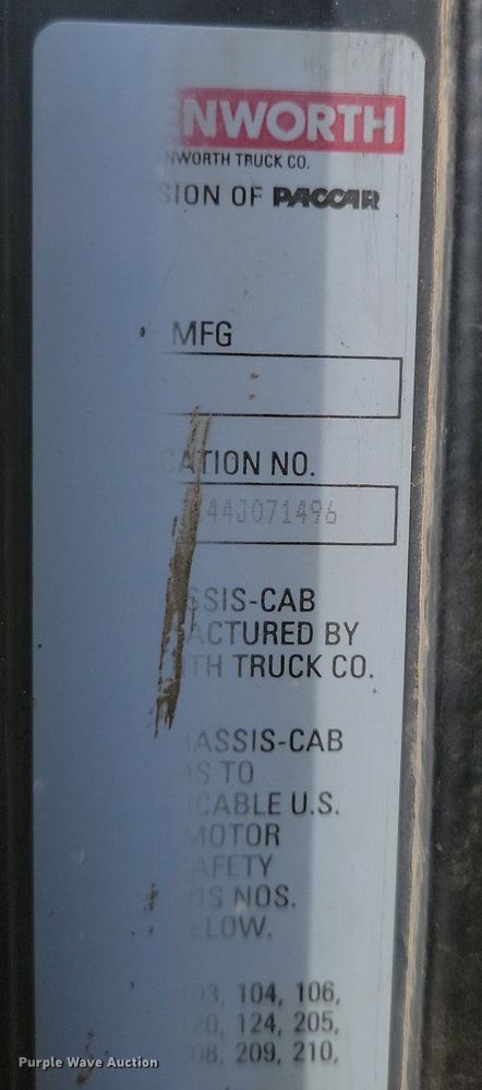 image for item LA9637 2004 Kenworth  W900  ready mix truck