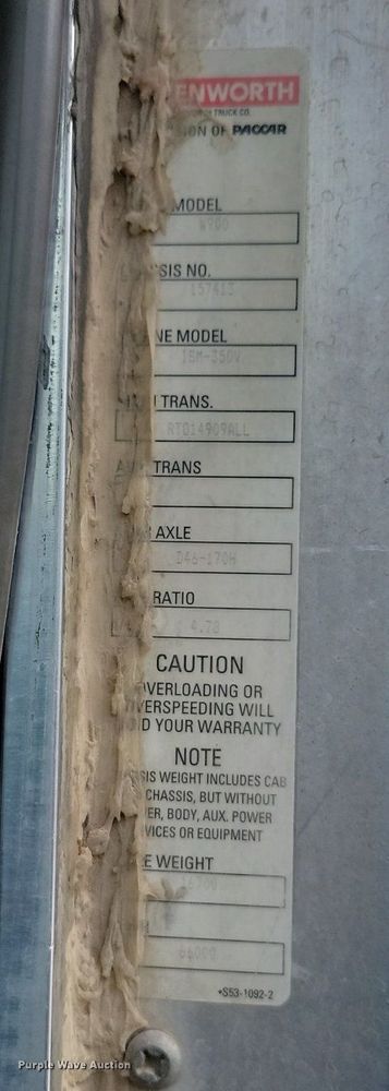 image for item LA9638 2006 Kenworth  W900 ready mix truck