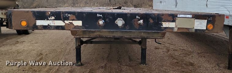 image for item LA9653 1986 Aztec flatbed trailer