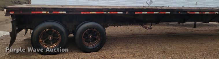 image for item LA9653 1986 Aztec flatbed trailer