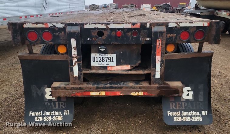 image for item LA9653 1986 Aztec flatbed trailer