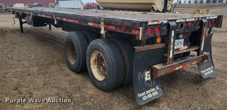 image for item LA9653 1986 Aztec flatbed trailer