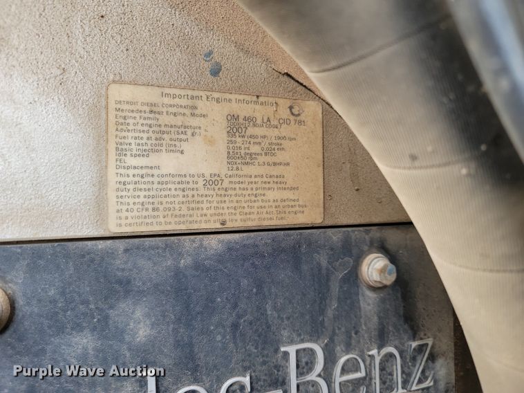 image for item LA9674 2008 Western Star 4900FA dump truck