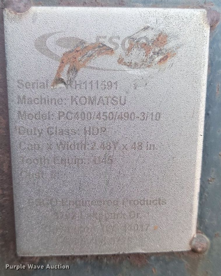 image for item LA9695 Esco excavator bucket