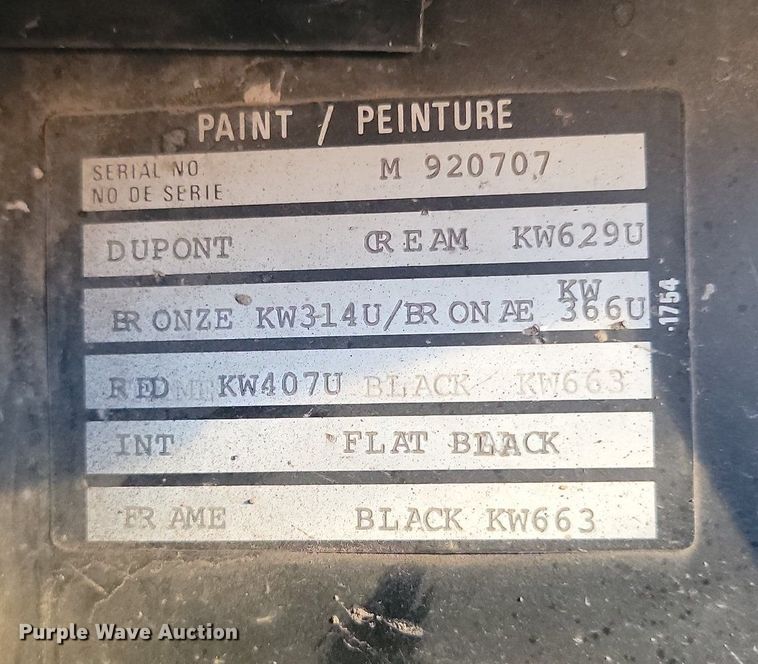 image for item LA9698 1988 Kenworth  W900 dump truck